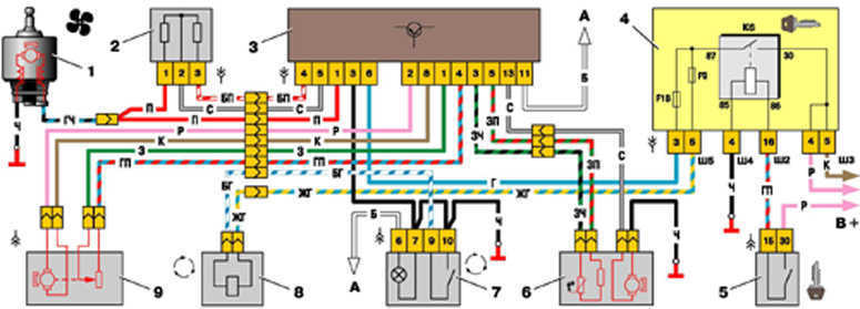 Электросхема ваз 2110 карбюратор 8 клапанов с описанием