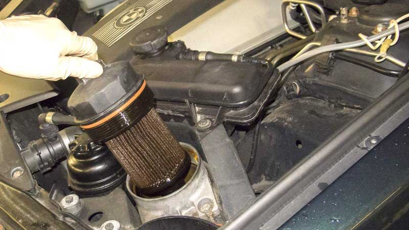 Замена масла двигателе BMW X5 своими руками